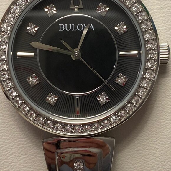 BULOVA Crystal Stainless Steel Watch from Bold at Heart Collection - New in Box! main image 10
